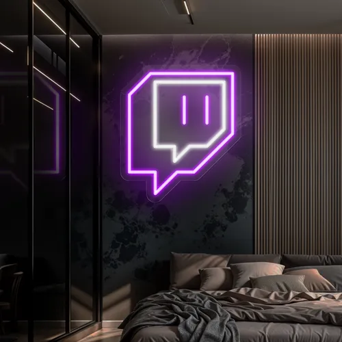 Twitch Logo Wall Neon Sign - Imprint Now - NZ