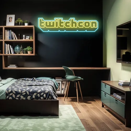 TwitchCon Bedroom Aesthetic Neon Sign - Imprint Now - NZ