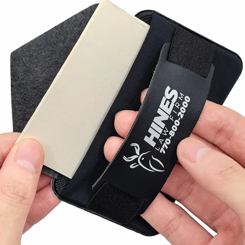 Leather Phone Wallet with Hand Grip - Imprint Now - NZ