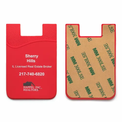 Silicone Phone Wallet Card Holder - Imprint Now - NZ