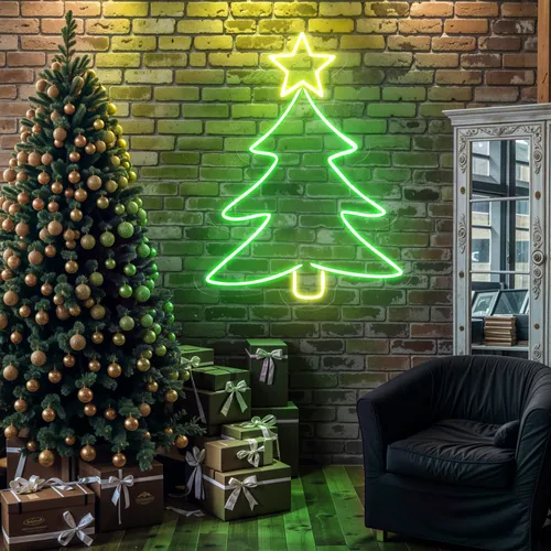 Mini Christmas Tree Neon Sign - Imprint Now - NZ