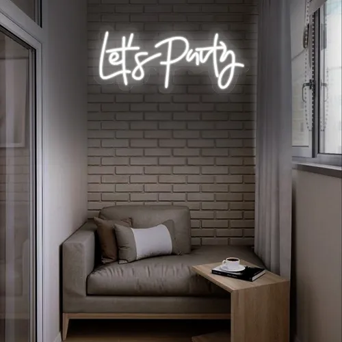 Mini Lets Party Neon sign - Imprint Now - NZ