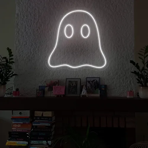 Mini Ghost Neon Sign - Imprint Now - NZ