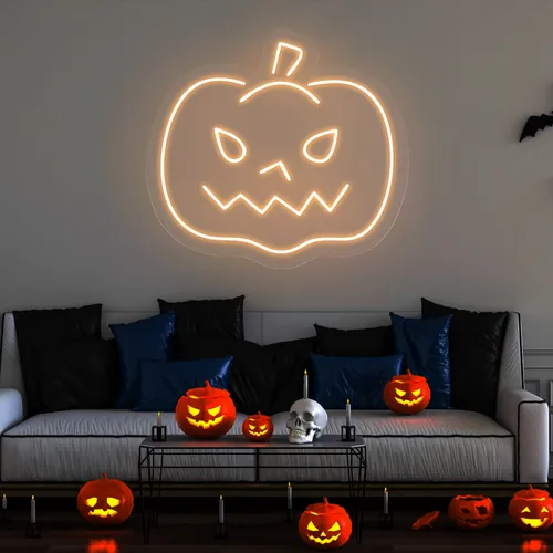Pumpkin Neon Sign - Imprint Now - NZ