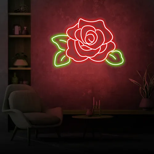 Rose Neon Sign - Imprint Now - NZ