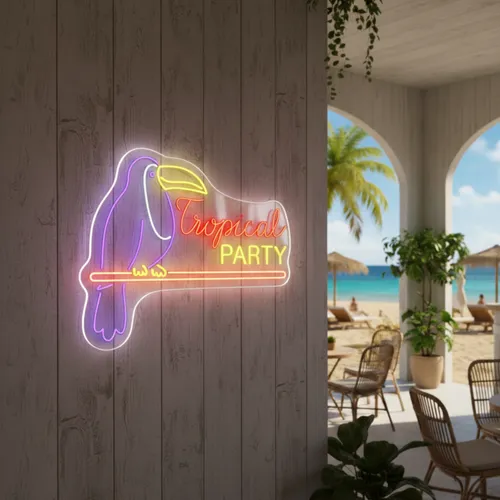 Tropical Party Neon Sign - Imprint Now - NZ