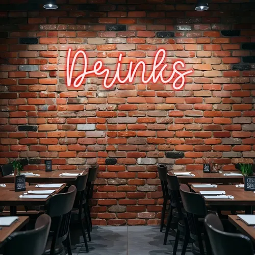 Custom Drink Neon Sign - Imprint Now - NZ