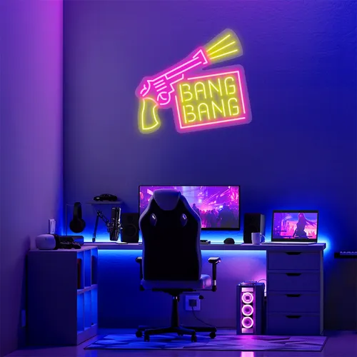 Custom Gun Neon Signs