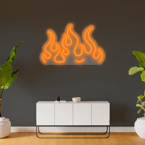 Custom Fire Neon Signs