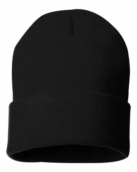 12" Solid Cuffed Beanie - Imprint Now - NZ