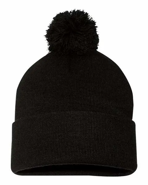 12" Pom-Pom Cuffed Beanie - Imprint Now - NZ