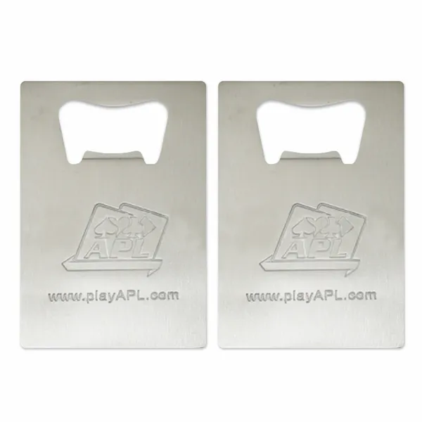 Standard Card Shape Bottle Opener - Imprint Now - NZ