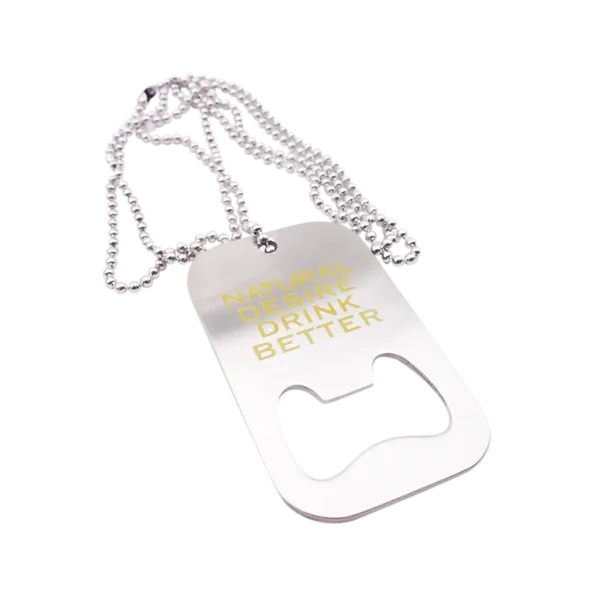 Dog Tag Bottle Opener - Imprint Now - NZ