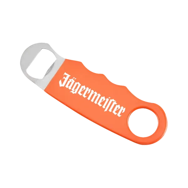 Orange Hand Grip Flat Bottle Opener - Imprint Now - NZ