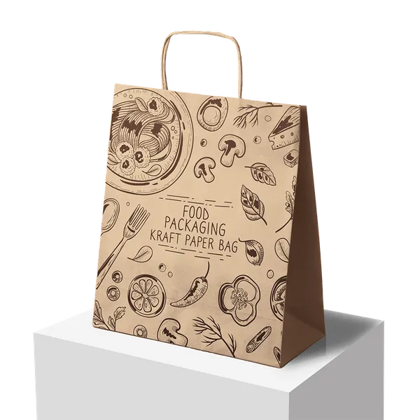 Kraft Paper Packaging Bag - Imprint Now - NZ