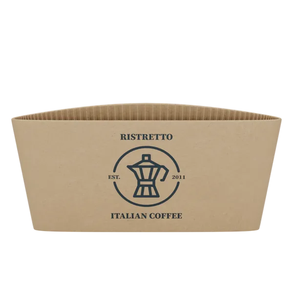 Corrugated Coffee Cup Sleeve - Imprint Now - NZ