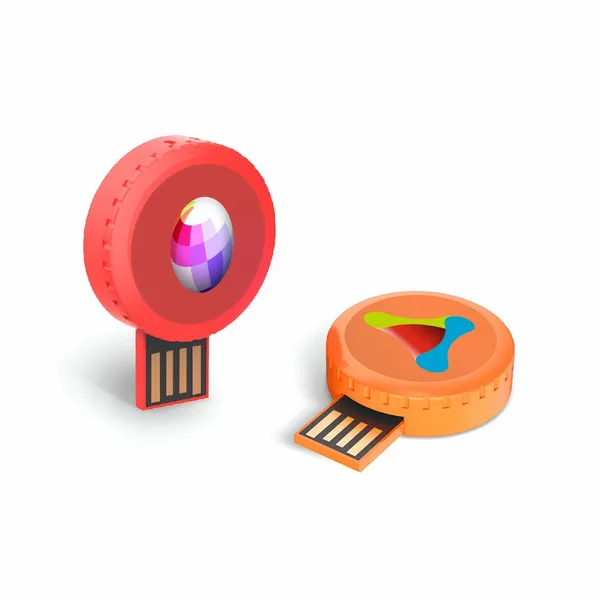 Circular 360 Rotating USB - Imprint Now - NZ