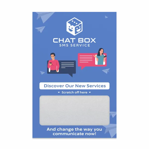 Full Colour Scratch Off Postcards