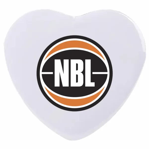 Heart Button - Imprint Now - NZ