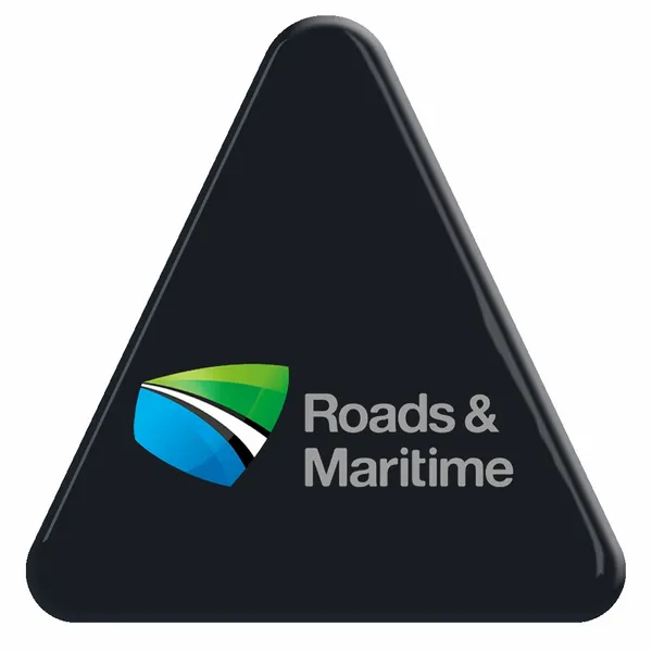 Triangle Button - Imprint Now - NZ