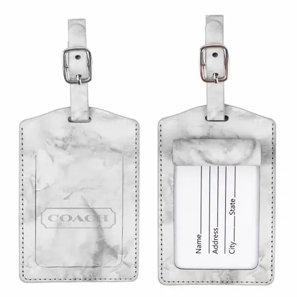 Flip Marbling Luggage Tags