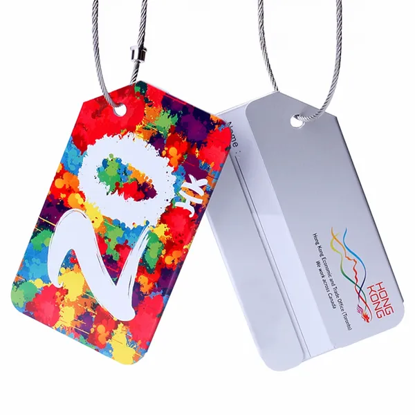 Classic Aluminium Luggage Tag