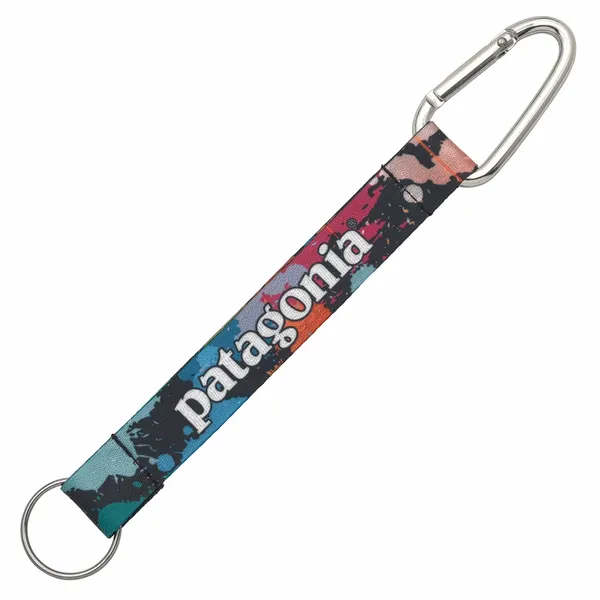 Full Colour Carabiner Keychain Lanyard