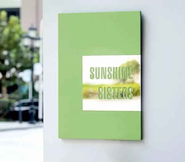 Contemporary Colour Metal Plaque