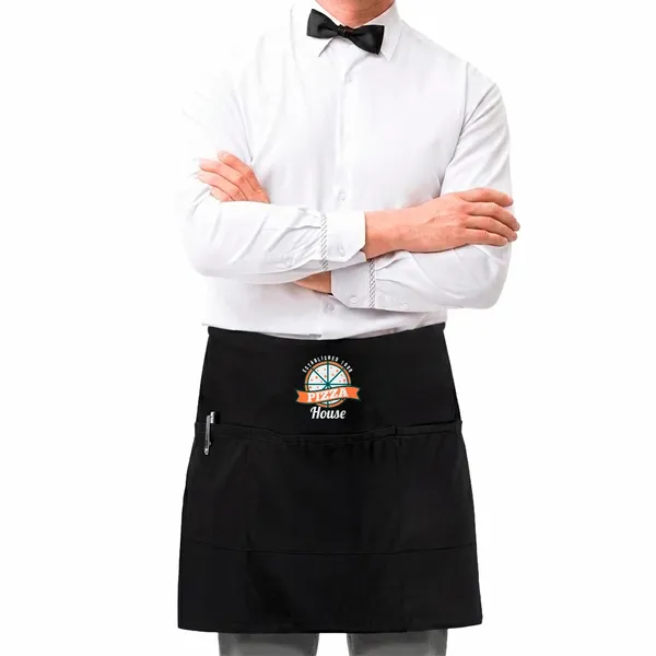 Server Pro Triple Pocket Waist Aprons - Imprint Now - NZ
