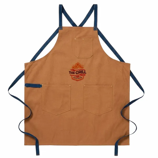 Denim Cotton Apron - Imprint Now - NZ