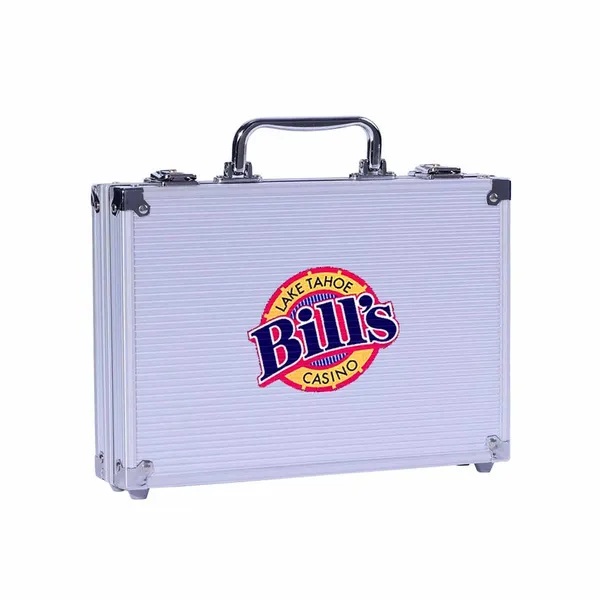 100ct Aluminium Poker Chip Cases