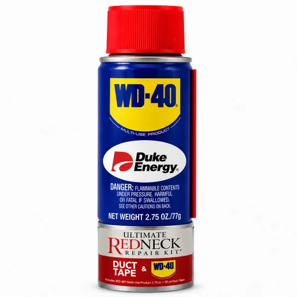 Ultimate Redneck Repair Kits, WD-40 81 mL Handy Cans and 6 yards of Duct Tapes