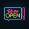 We Are Open Neon Sign - Imprint Now - NZ