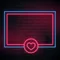 Love Heart Neon Glowing Frame Neon Sign - Imprint Now - NZ