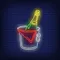 Wine in Ice Bucket Neon Sign - Imprint Now - NZ