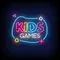 Kids Games Neon Sign - Imprint Now - NZ