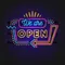 We Are Open Modern Neon Sign - Imprint Now - NZ