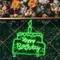 Happy Birthday Text in Big Cake Neon Sign - Imprint Now - NZ