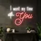I Want My Time With You Neon Sign - Imprint Now - NZ
