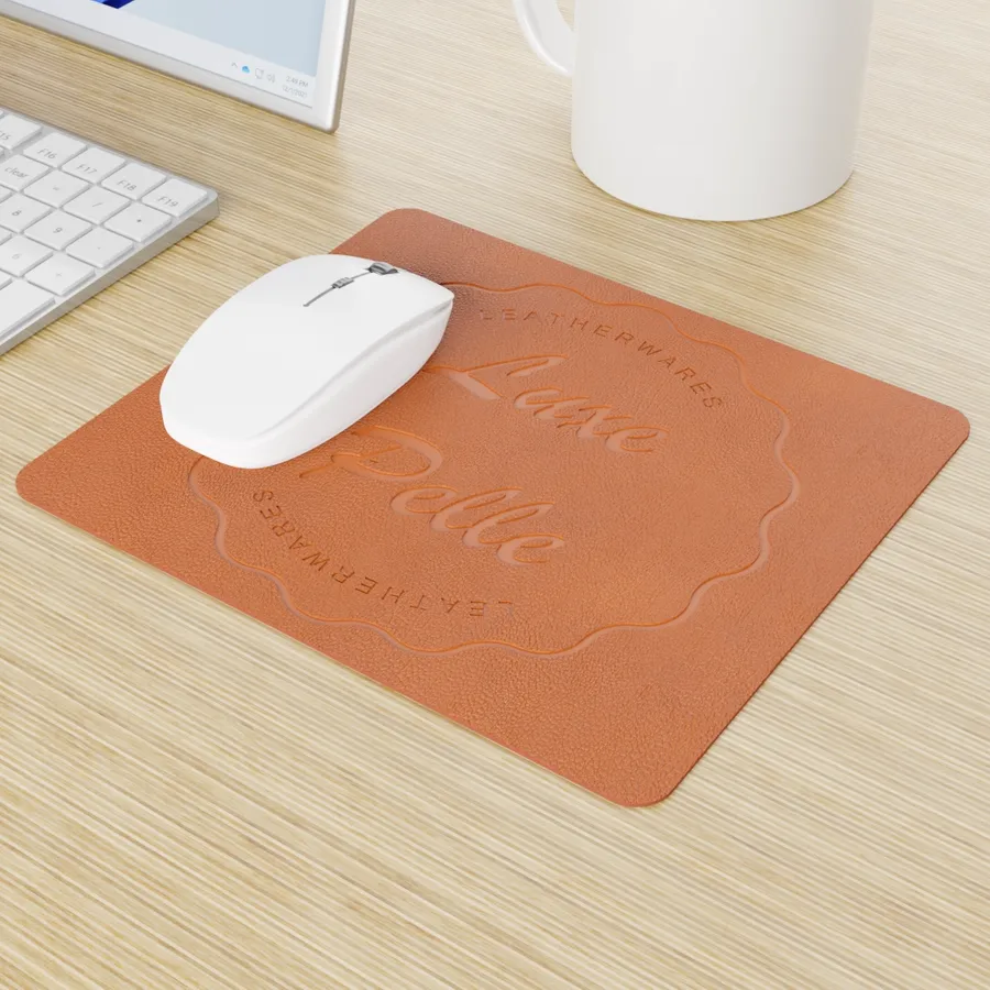 Custom Leather Mouse Pad - Imprint Now - NZ