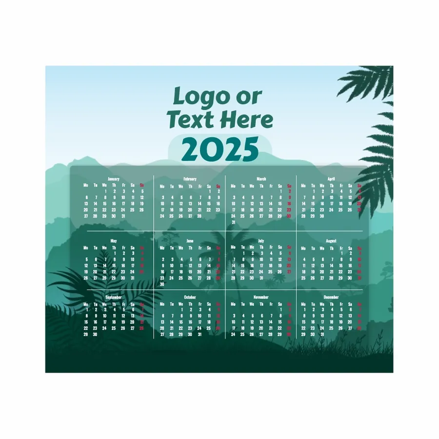 Nature Mouse Pad with Calendar - Imprint Now - NZ