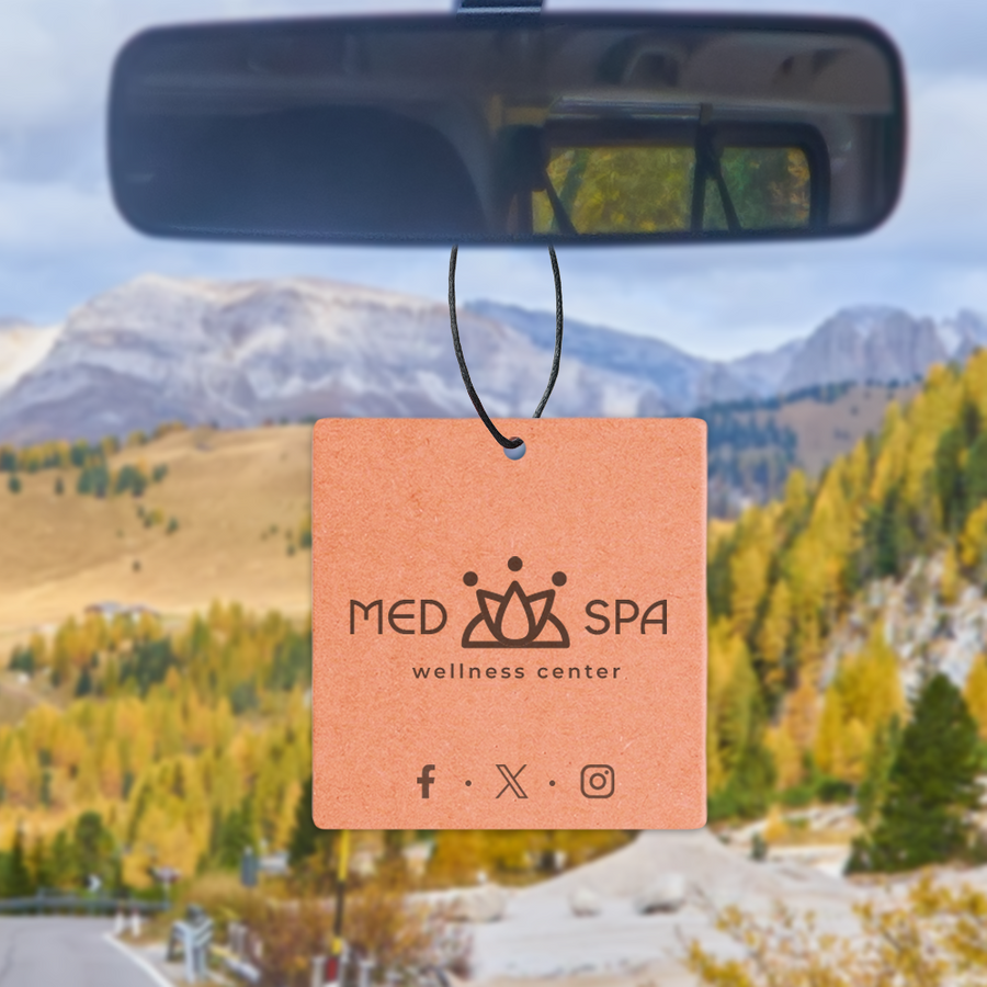 Eco Kraft Paper Air Freshener - Imprint Now - NZ