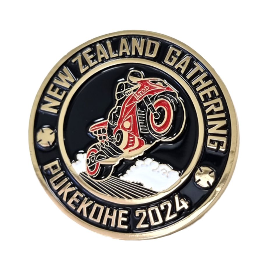 Hard Enamel Challenge Coin - Imprint Now - NZ