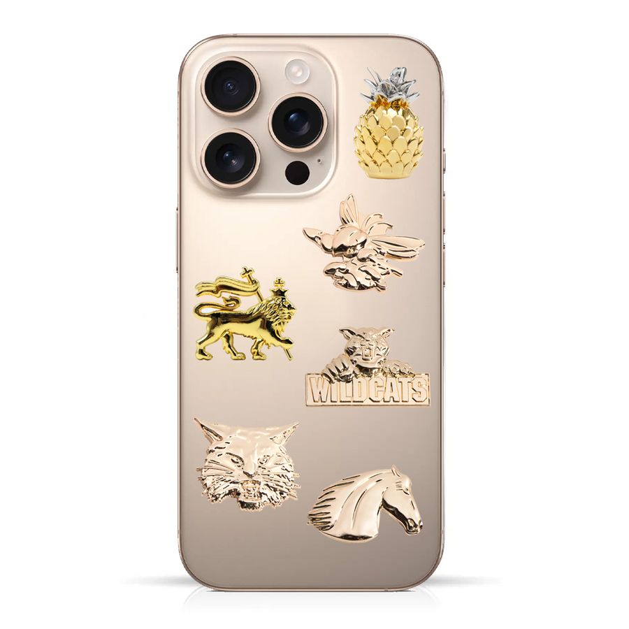 Phone Metal Badge Stickers - Imprint Now - NZ