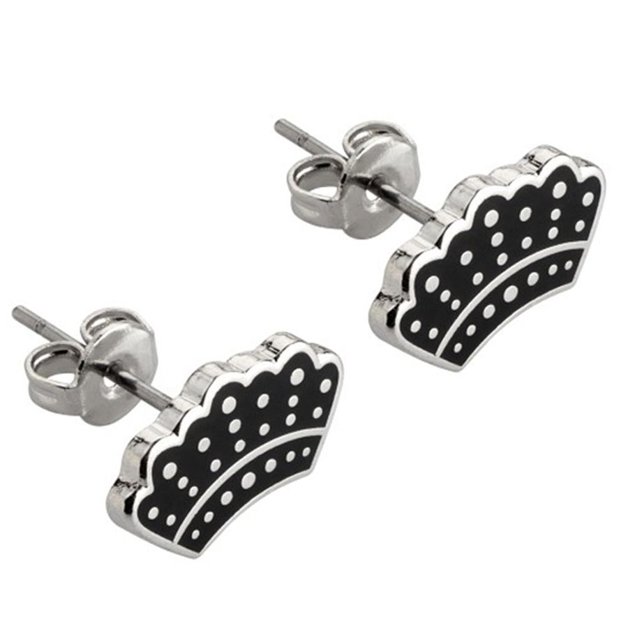 Hard Enamel Metal Earrings - Imprint Now - NZ