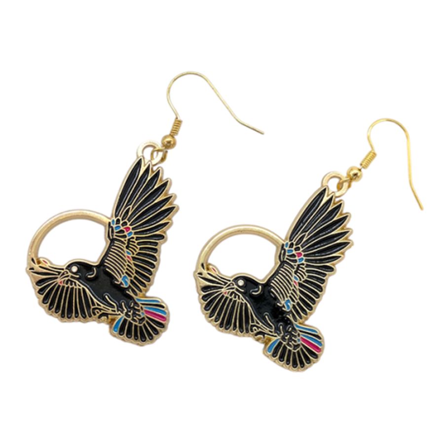 Soft Enamel Metal Earrings - Imprint Now - NZ