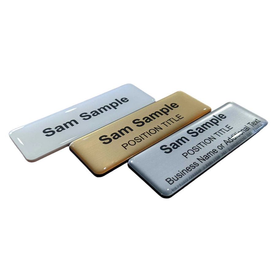 Epoxy Dome Name Badges - Imprint Now - NZ