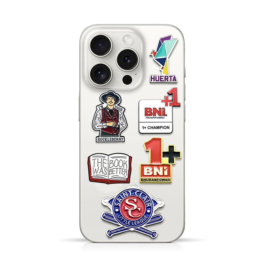 Soft Enamel Metal Sticker - Imprint Now - NZ