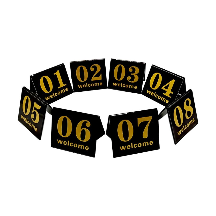 Tent Table Numbers - Imprint Now - NZ