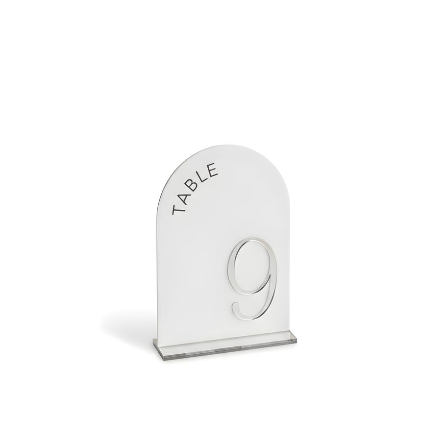 Metallic Table Numbers - Imprint Now - NZ